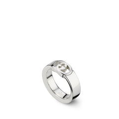 Gucci Interlocking G 6mm Silver Ring