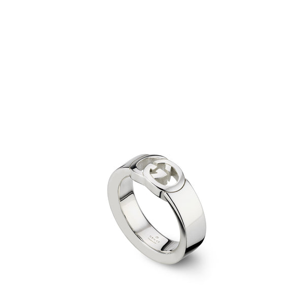 Gucci Interlocking G 6mm Silver Ring | YBC814949001 – J.R.DUNN