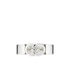 Gucci Interlocking G 6mm Silver Ring