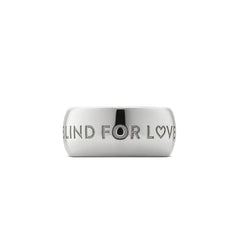 Gucci Blind For Love Silver Wide Ring