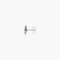 Gucci Marmont Double G MOP Flower Stud Earrings