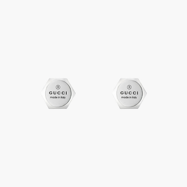 Gucci Trademark Stud Earrings, Hexagon, YBD779171001 – J.R.DUNN
