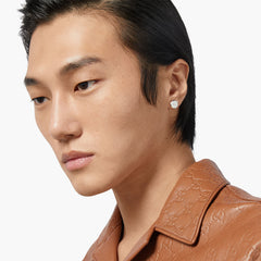 Gucci Trademark Hexagon Stud Earrings