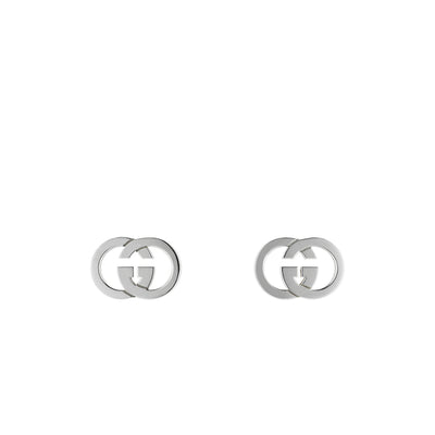 Gucci Interlocking G Silver Stud Earrings - Gucci product