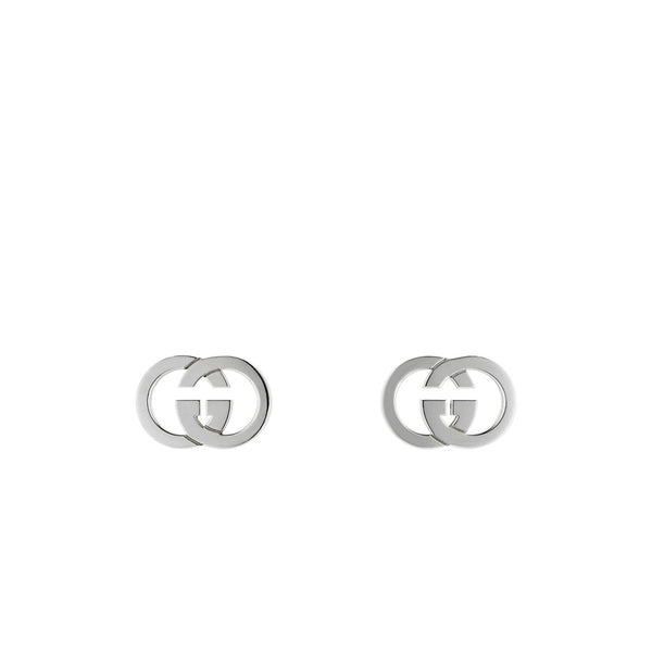 Gucci Interlocking G Silver Stud Earrings | YBD814957001 – J.R.DUNN