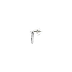 Gucci Signature Silver Heart Earrings
