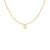 EF Collection Diamond Initial Charm in Yellow gold