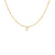 EF Collection Diamond Initial Charm in Yellow gold