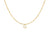EF Collection Diamond Initial Charm in Yellow gold