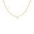 EF Collection Diamond Initial Charm in Yellow gold
