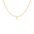EF Collection Diamond Initial Charm in Yellow gold