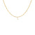 EF Collection Diamond Initial Charm in Yellow gold