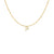 EF Collection Diamond Initial Charm in Yellow gold
