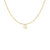 EF Collection Diamond Initial Charm in Yellow gold