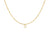EF Collection Diamond Initial Charm in Yellow gold