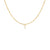 EF Collection Diamond Initial Charm in Yellow gold