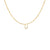 EF Collection Diamond Initial Charm in Yellow gold