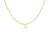 EF Collection Diamond Initial Charm in Yellow gold