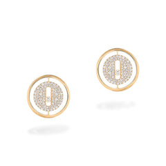 Messika Lucky Move Move Diamond Pave Earrings