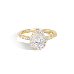 The Halo Pavé Engagement Ring