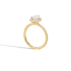 The Halo Pavé Engagement Ring