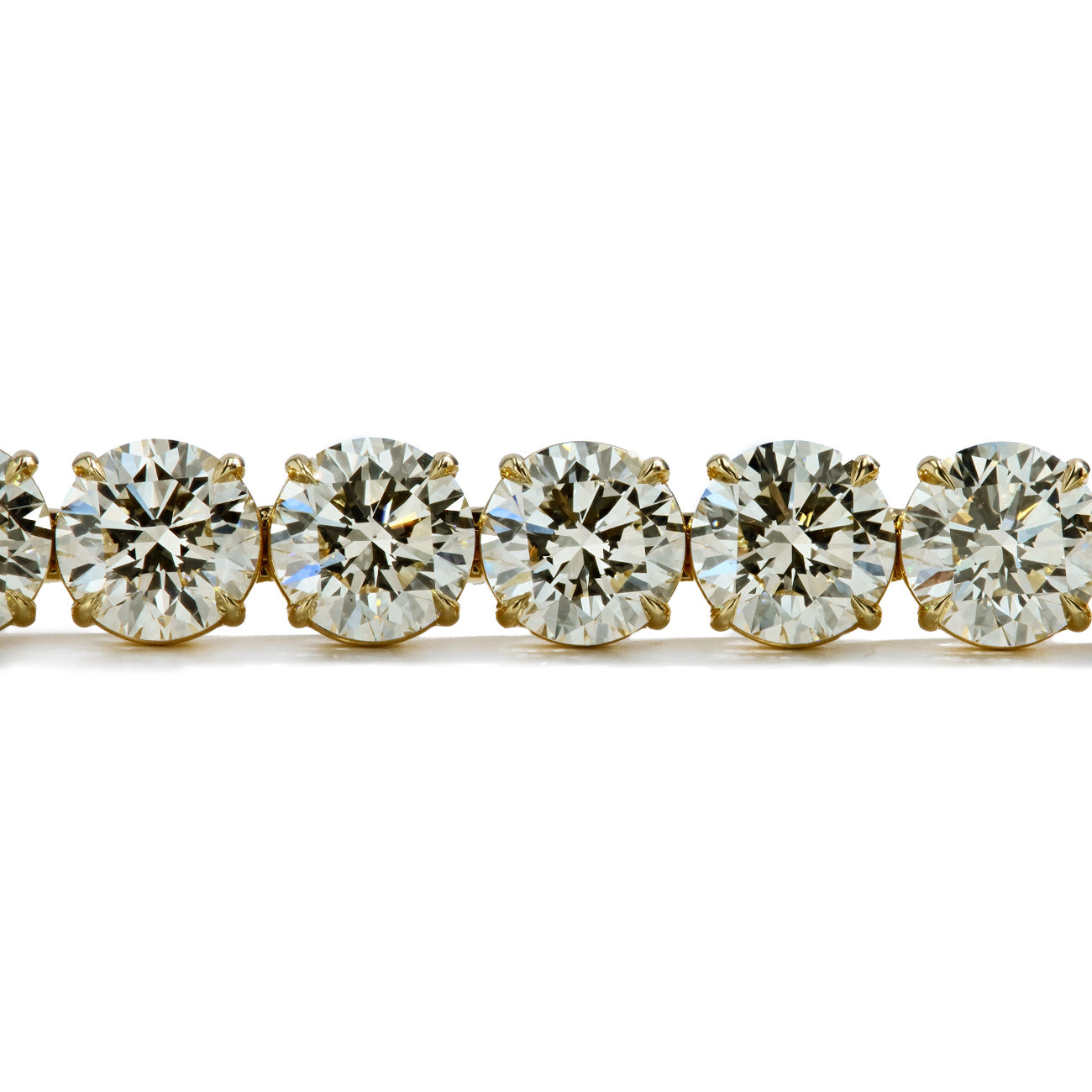 35.50 Carat Traceable Natural Diamond Tennis Bracelet