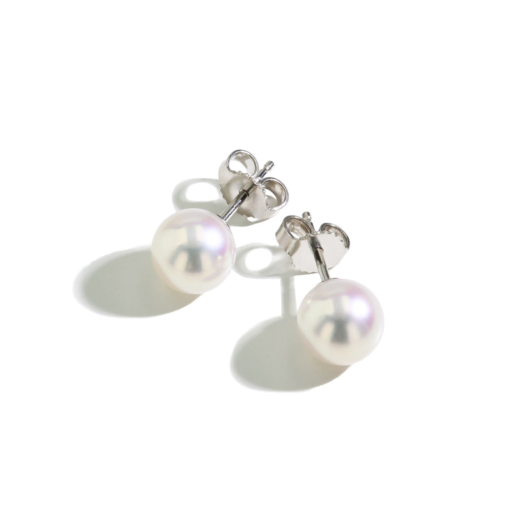 Mikimoto 9mm A+ Pearl Stud Earrings