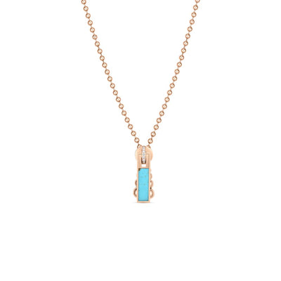 Roberto Coin Art Deco Turquoise Zipper Necklace - Roberto Coin product