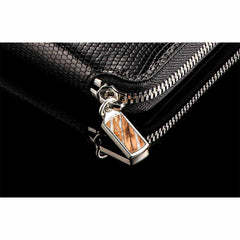 William Henry Midnight Zip Journal with Mammoth Tooth Zipper