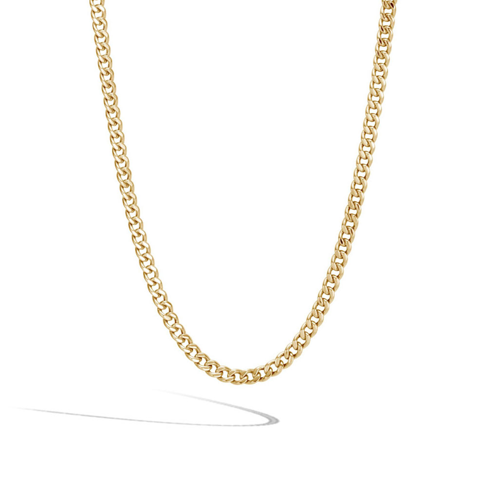John Hardy Classic Chain Curb Link Necklace 3.6MM
