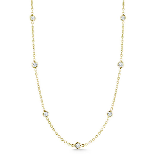 Roberto Coin Diamond by the Yard Necklace 