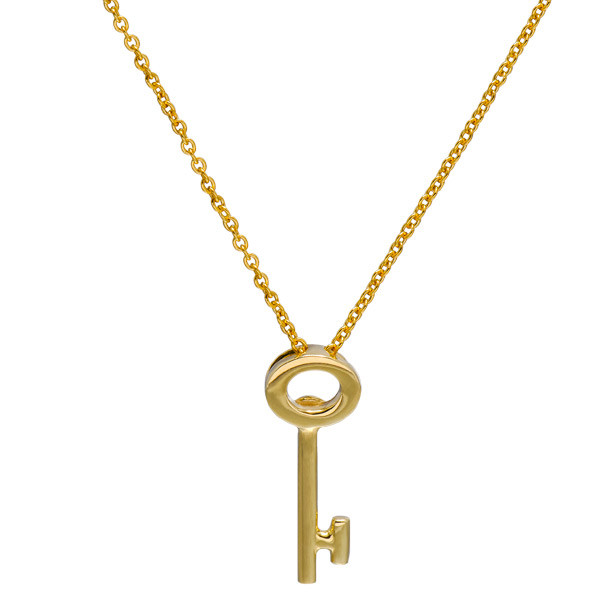Roberto Coin 000356AYCH00 Yellow Gold Key Necklace