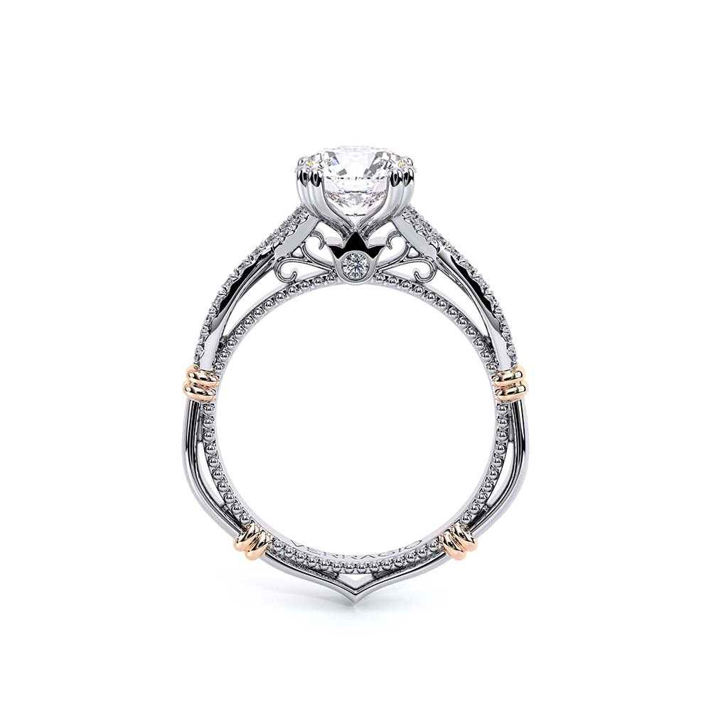 Verragio Parsian Solitaire with Pave Engagement Ring Profile x2