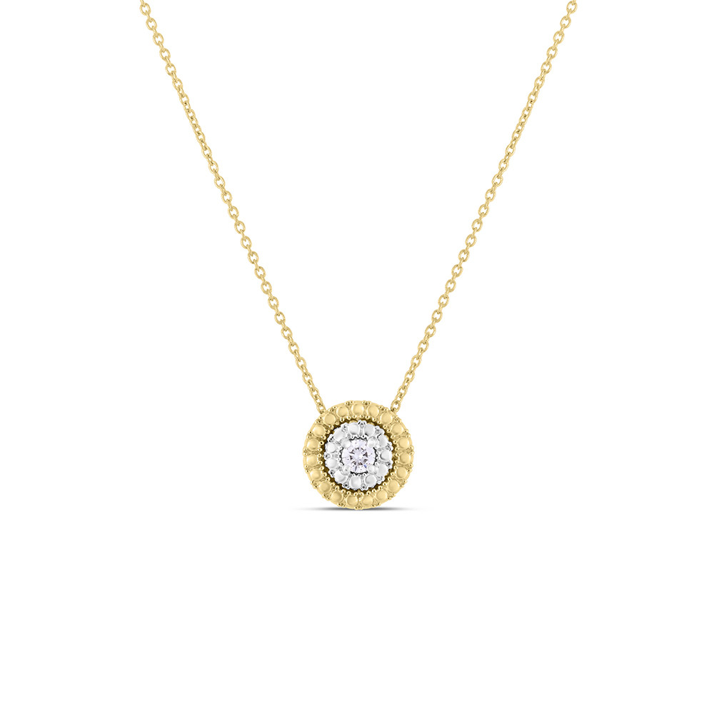 Roberto Coin Siena Small Diamond Dot Necklace