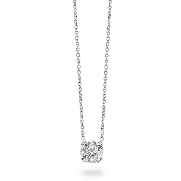 Roberto Coin Cento Diamond Solitaire Pendant Necklace .57ctw