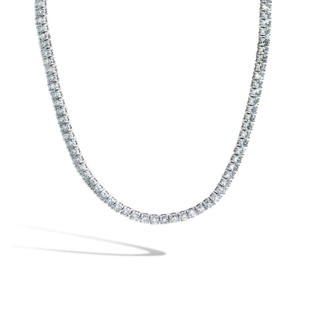 Lab Grown 66.00 Cttw. White Gold Diamond Opera Length Tennis Necklace –  Padis Jewelry