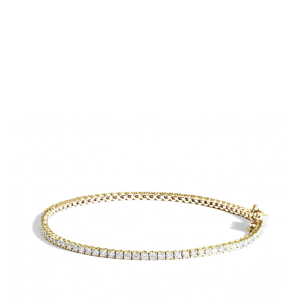 1 Carat Diamond Tennis Bracelet in 14K White Gold