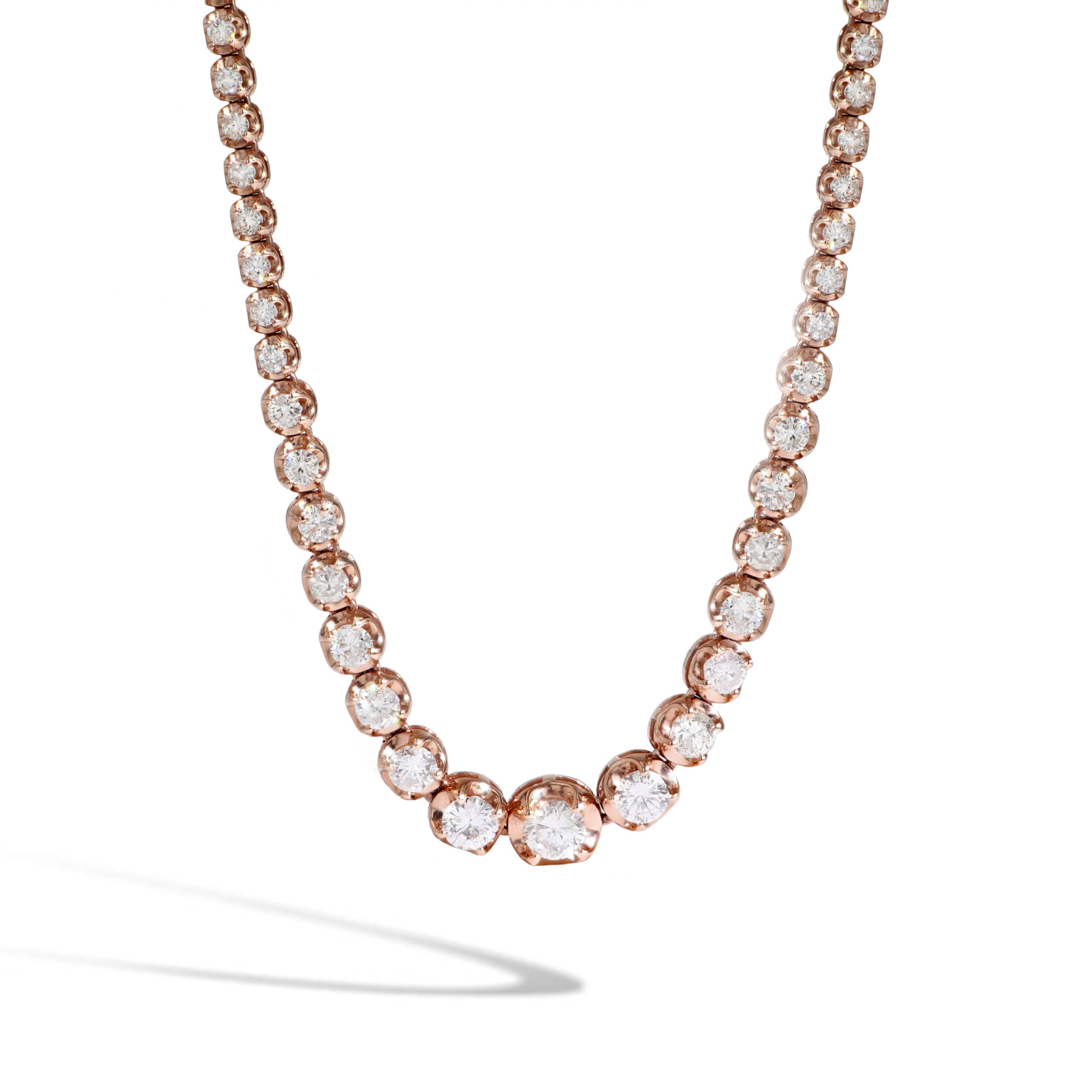 Half and Half Diamond Necklace – Meira T Boutique