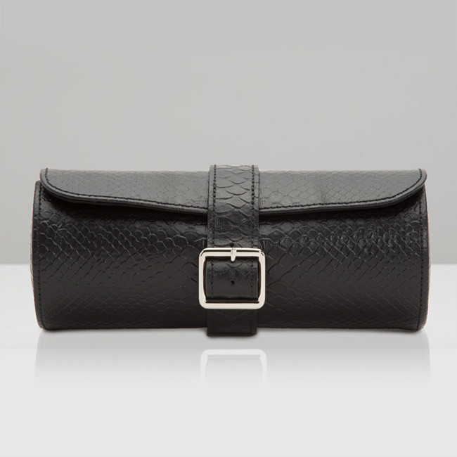 Python Black Grey and White Printed Leather – Bradley USA