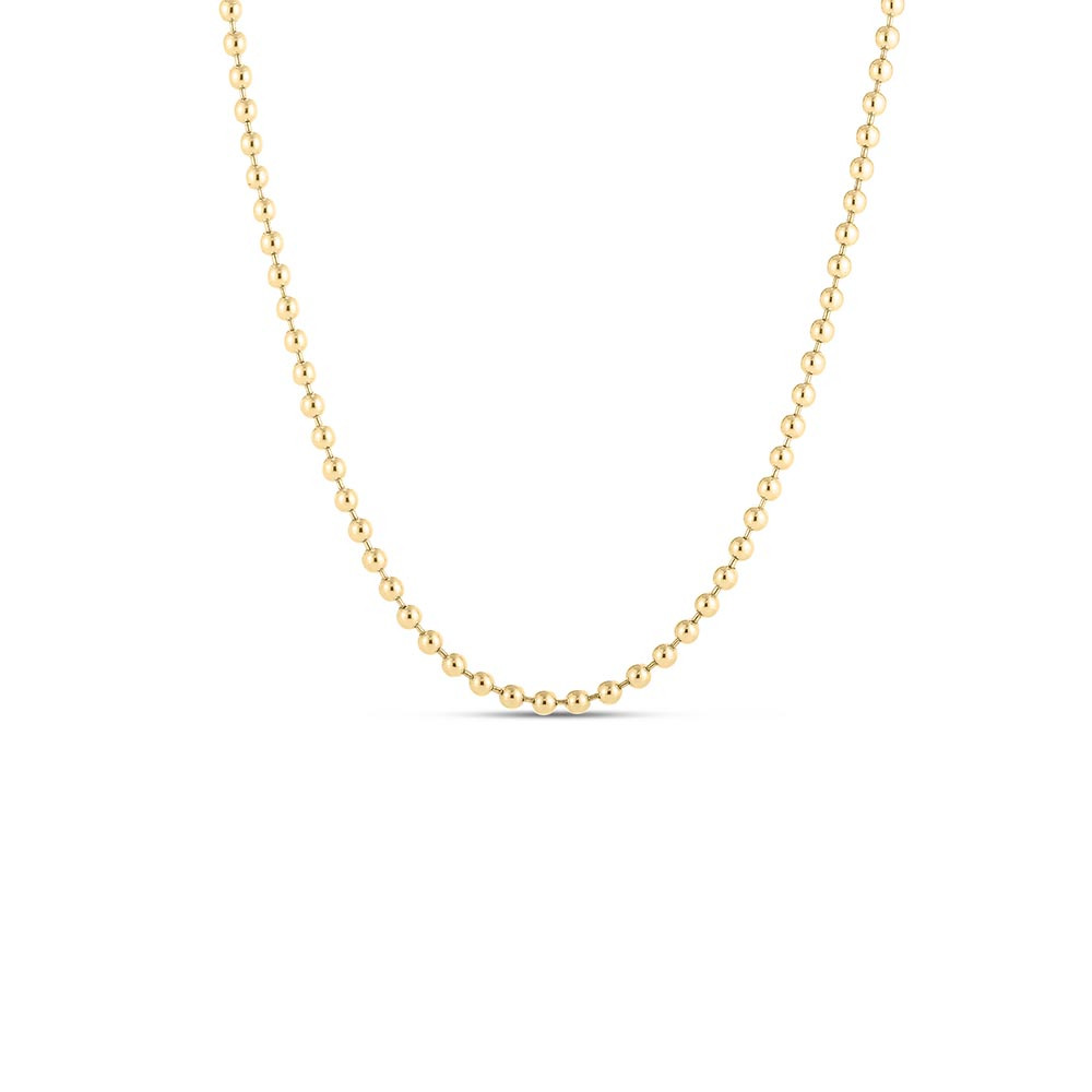 Laurel Gold Vermeil Beaded Chain Necklace | Rock N Rose – Rock n Rose