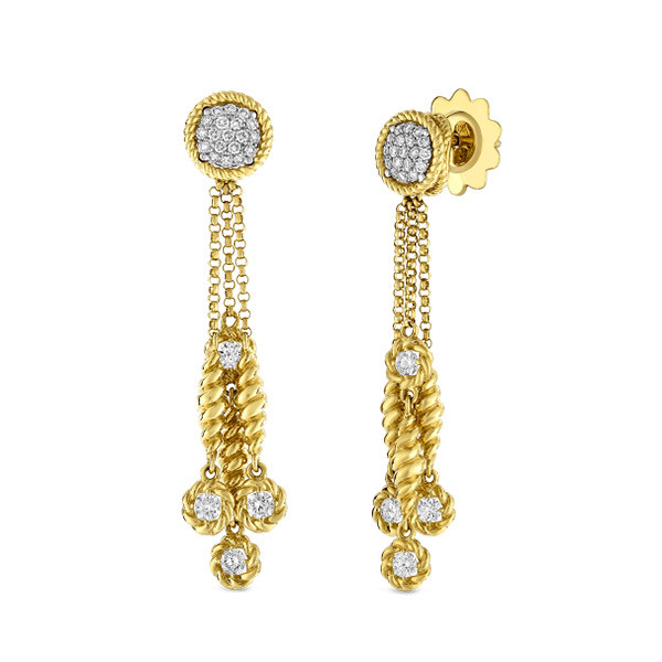 Roberto Coin New Barocco Dangle Earrings | J.R. Dunn Jewelers