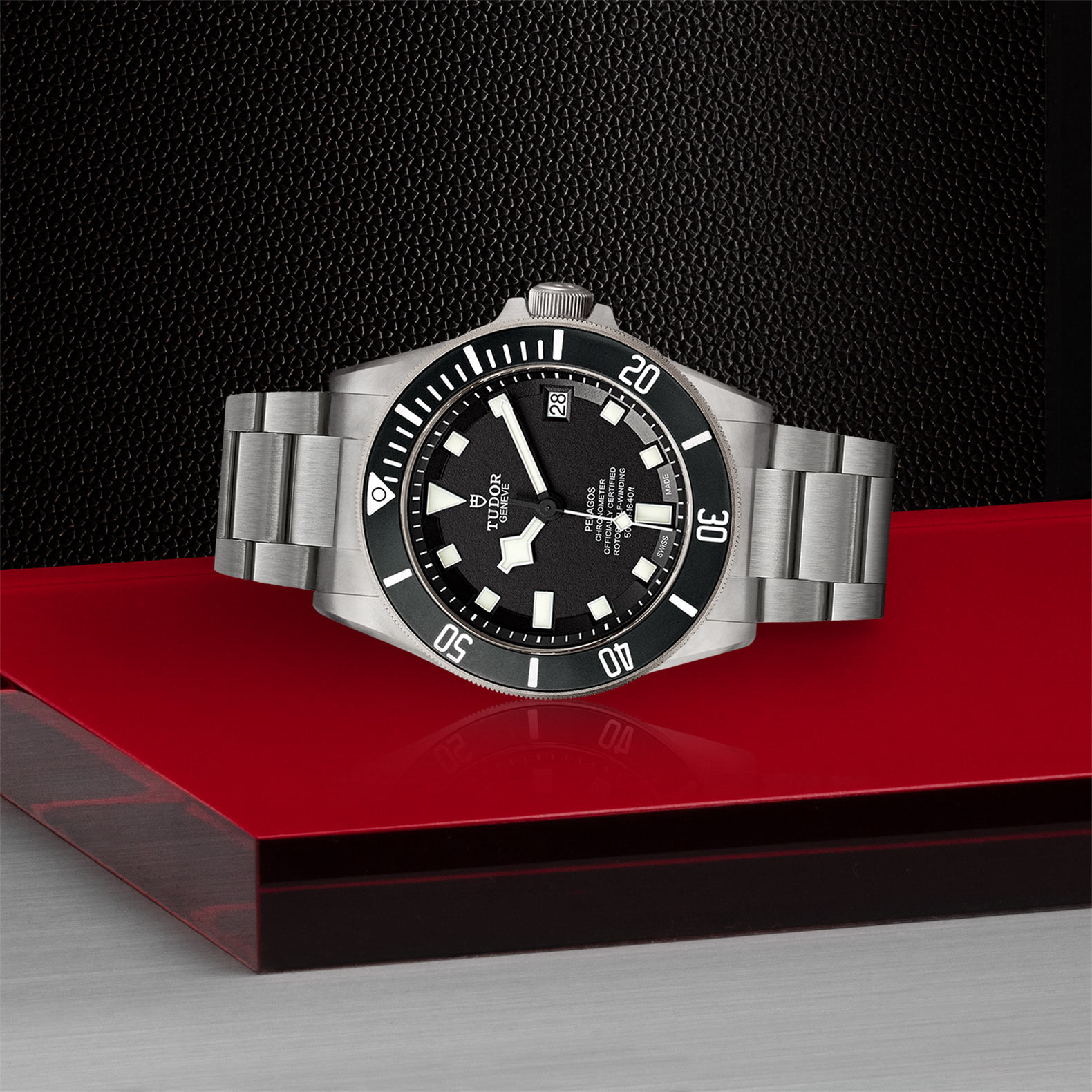 TUDOR Pelagos Watch in Store Laying Down