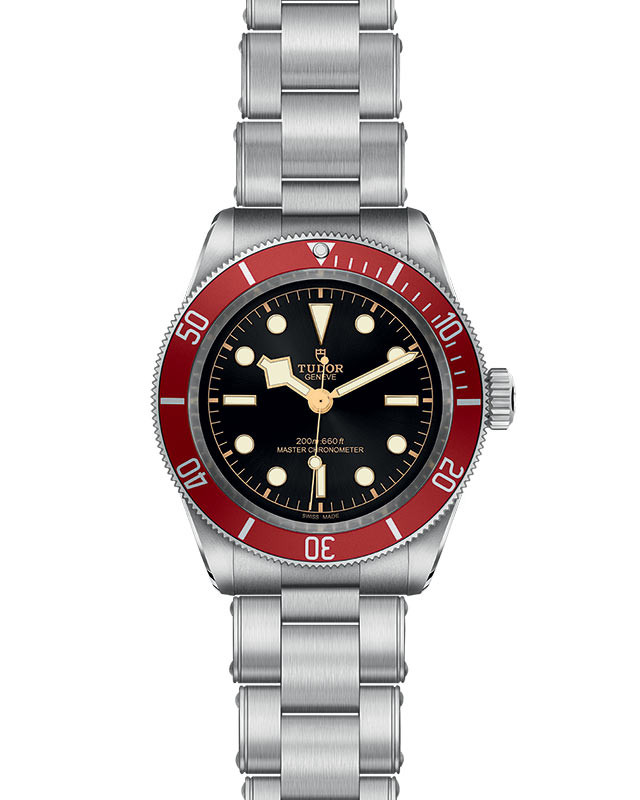 TUDOR Black Bay with 41mm Steel Case and Steel Bracelet M7941A1A0RU-0001 Watch Front Facing
