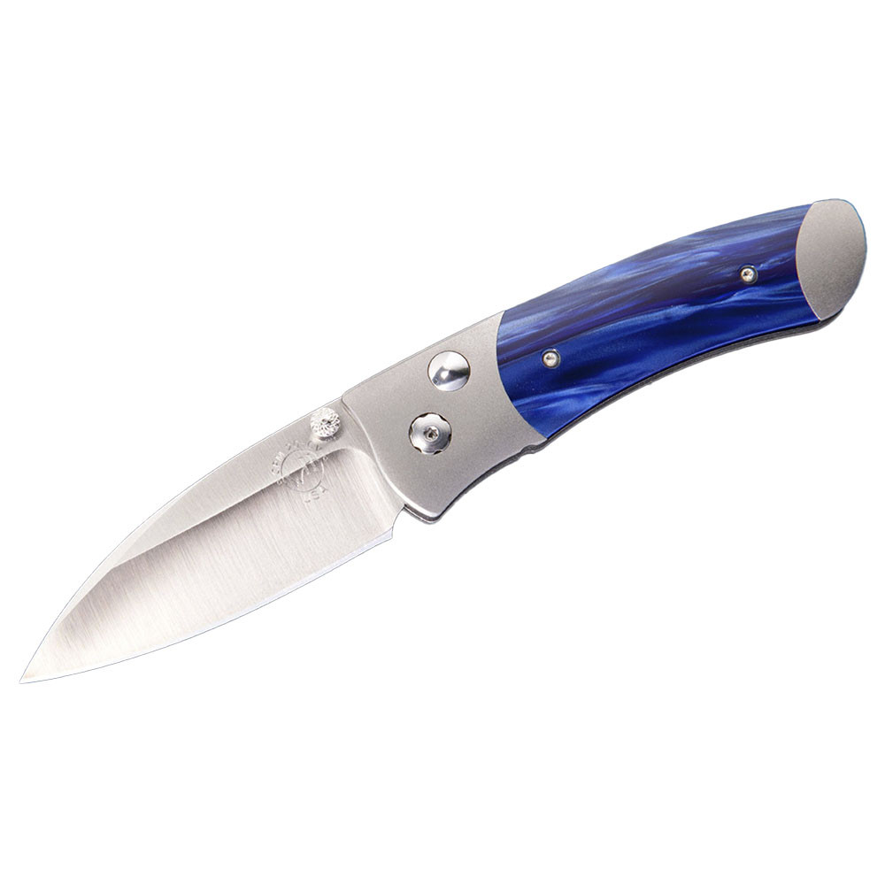 William Henry A100-2 Titanium Kirinite Pocket Knife Open