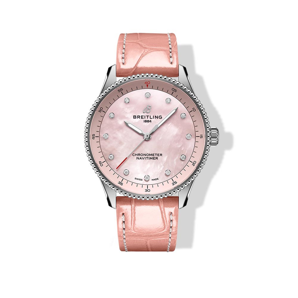 Breitling Navitimer Pink Mother of Pearl