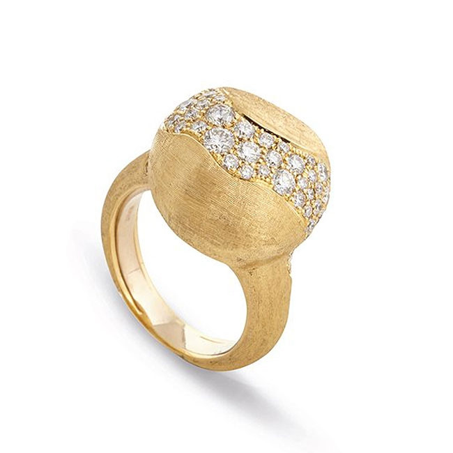 Marco Bicego Large Africa Constellation Yellow Gold Diamond Ring