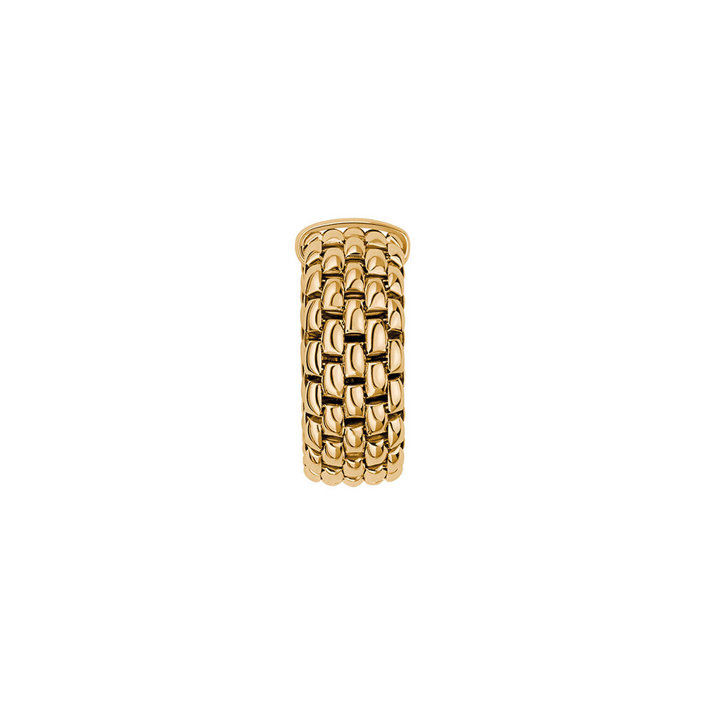 Fope Essentials Yellow Gold Wide Flex'it Ring side view