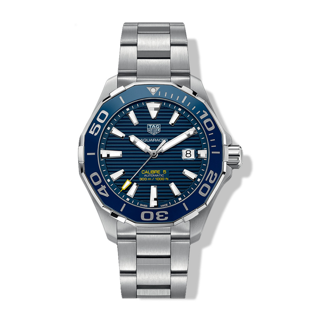 Tag Heuer Aquaracer 43mm Blue & Steel Calibre 5 Watch