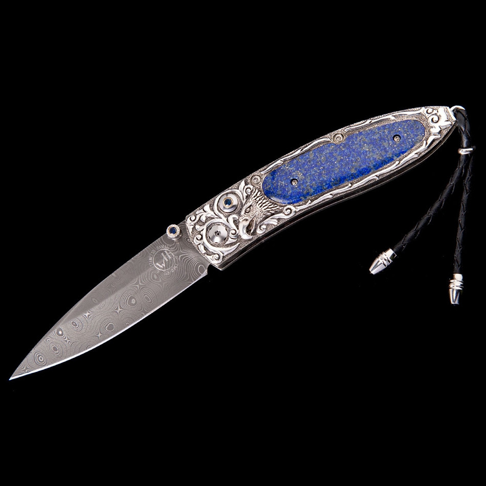 Monarch Pride Lapis William Henry Opened Pocket Knife