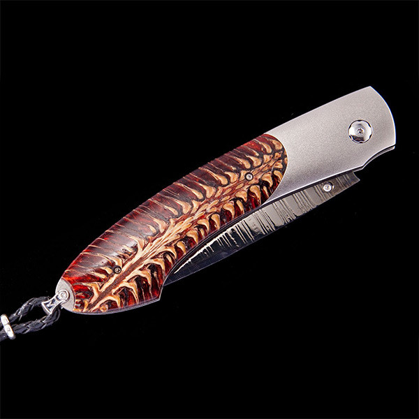 William Henry Spearpoint Estacada Pinecone Pocket Knife Closed View
